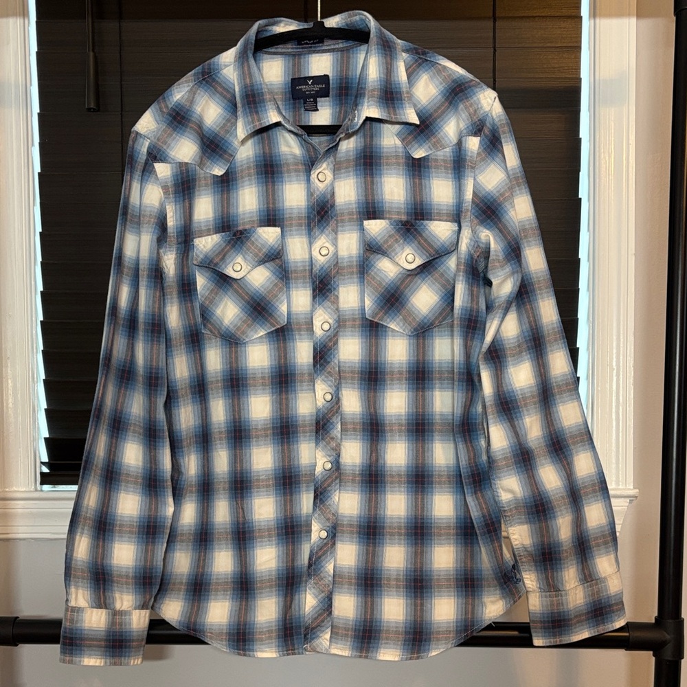 American Eagle Outfitters Western Pearl-snap Shirt
